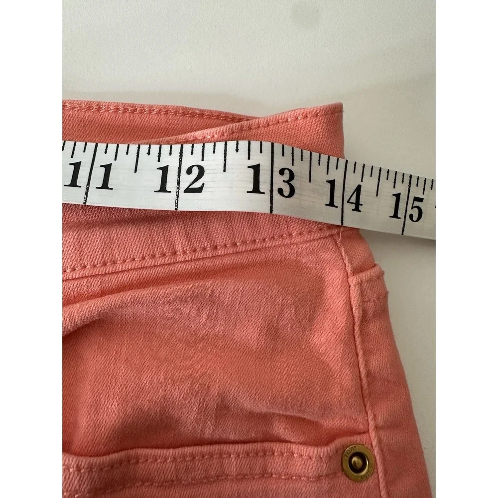 Tory Burch Jeans Womens Size‎ 28 Designer Stretch Skinny High Waist Summer Brigh